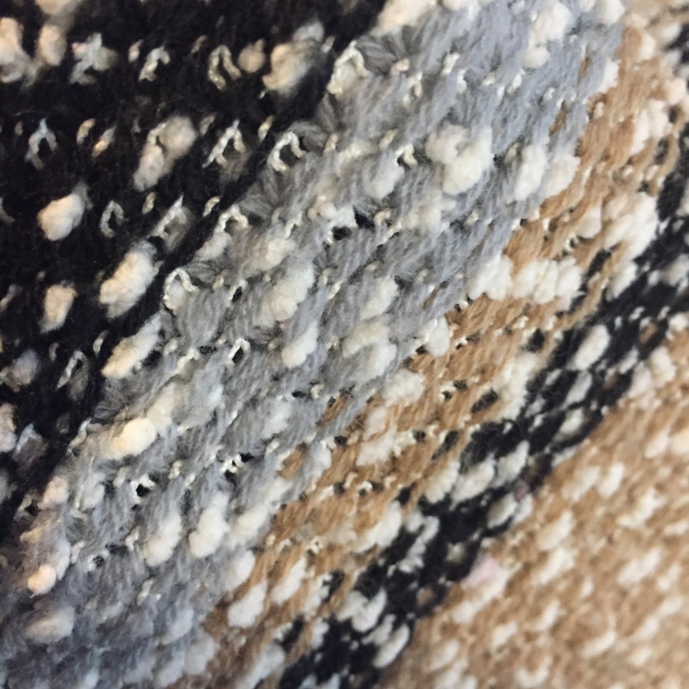 Super Soft, Fuzzy, Multi Colored Poncho Sweater! - image 6